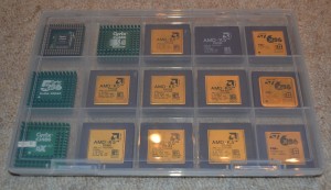 Sortimentsboxen CPUs AMD und Cyrix